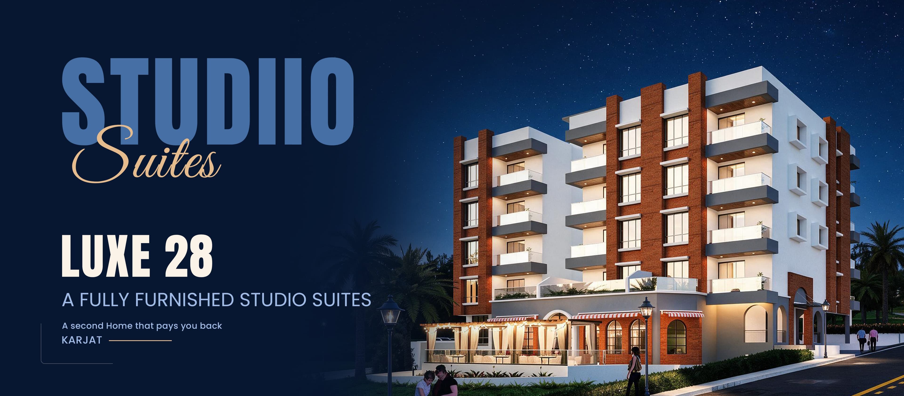 Luxe 28, Karjat — a fully furnished studio suites, a second home that pays you back