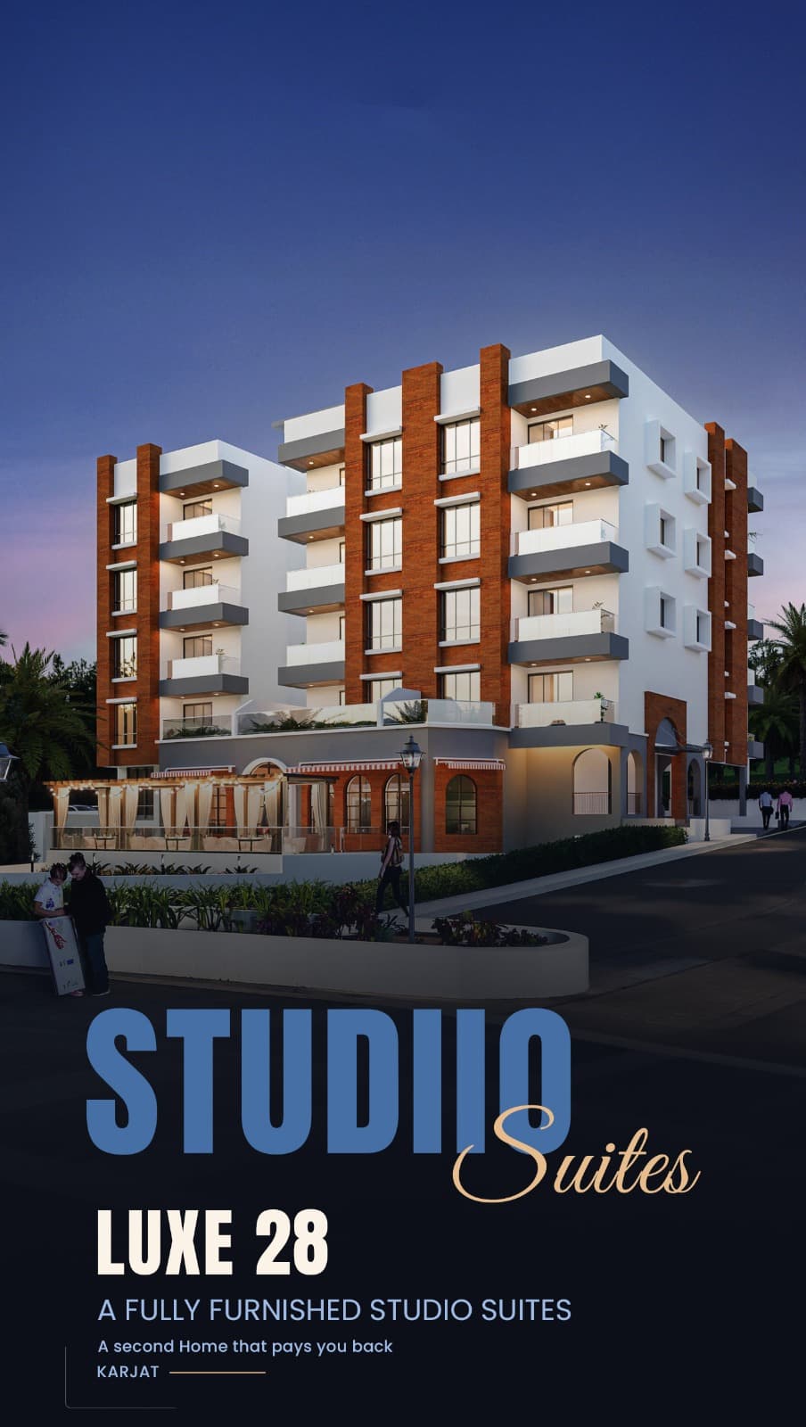 Luxe 28, Karjat — a fully furnished studio suites, a second home that pays you back