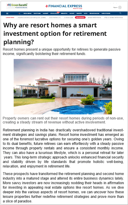 Pushpam Infra press advertisement